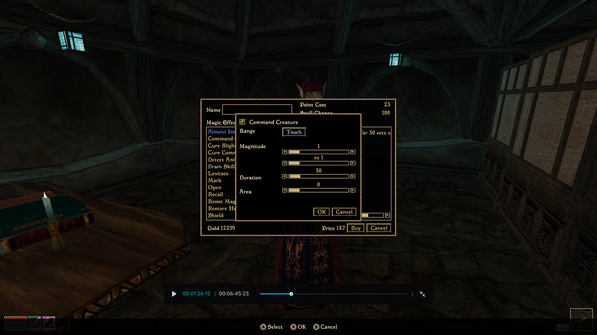 Creating a custom spell